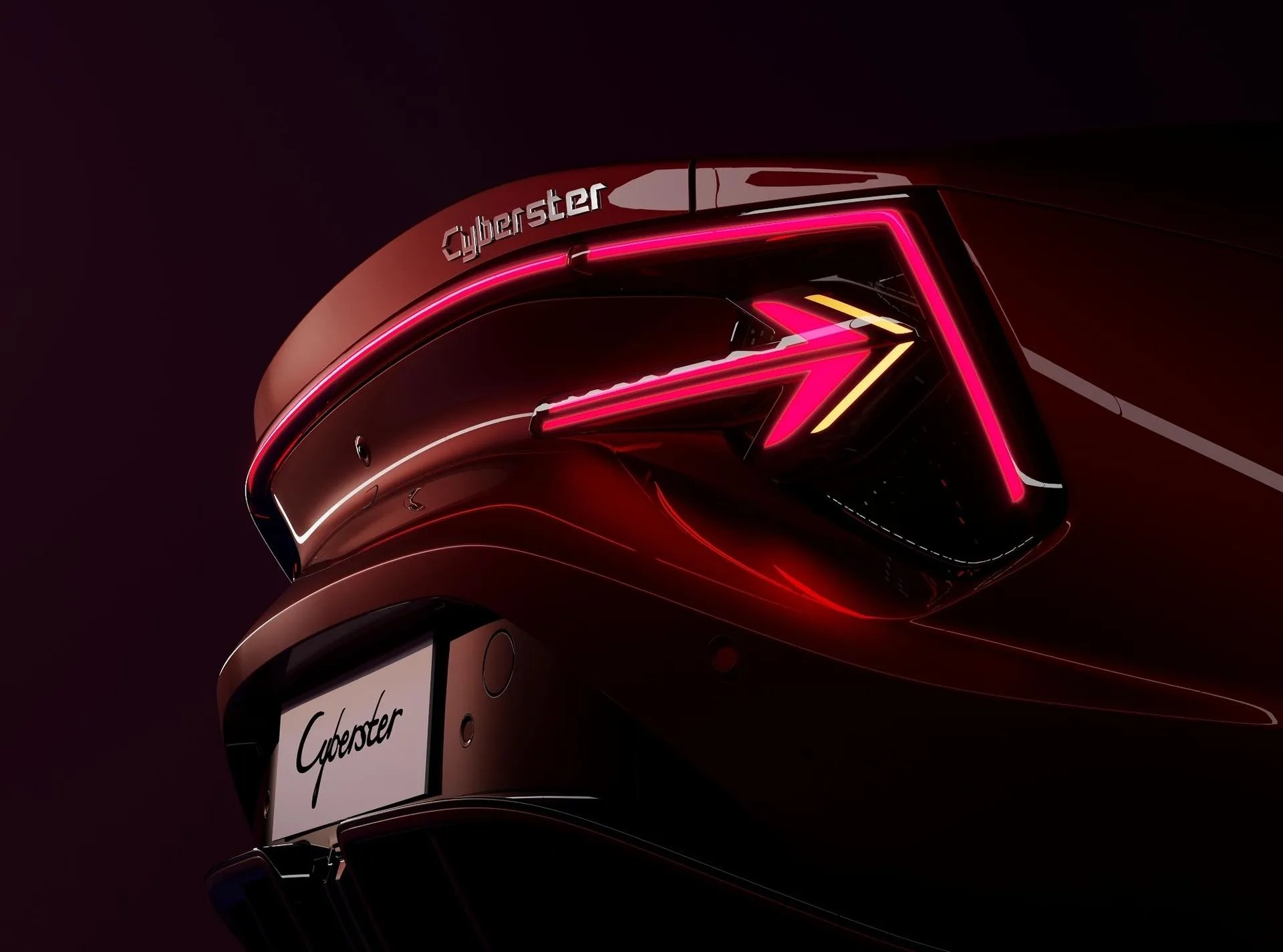 Cyberster rear view